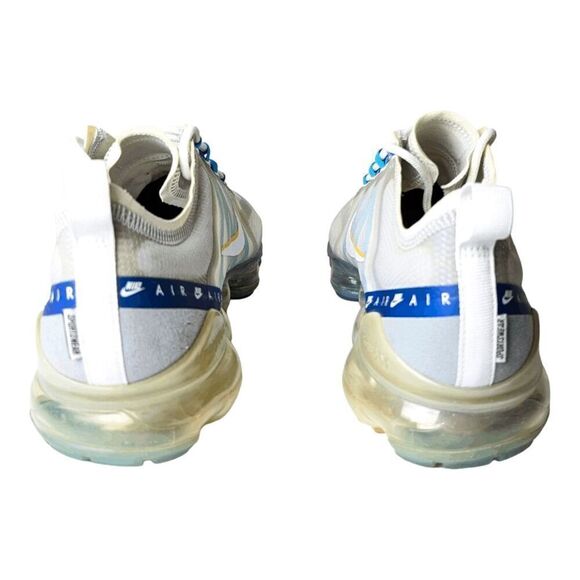 NIKE Air VaporMax 2019 'White University Gold Wolf Grey' Running Shoes Size 11.5 - Picture 5 of 9